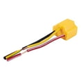 thumbnail image 6 of 4 Pcs H4 9003 HB2 Female Ceramic Wire Harness Headlight Sockets Plug, 6 of 8