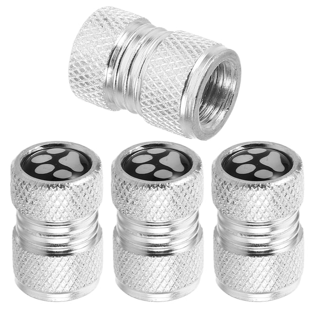 4 piezas Válvulas de neumáticos para automóvil Tapas Dector