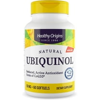Healthy Origins Ubiquinol, 50mg, Softgels