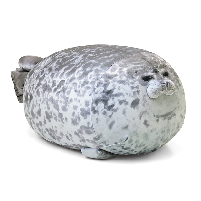 BR Almohada de animales marinos, almohada Blob, juguete de peluche bonito, cojín de animales de felpa de algodón
