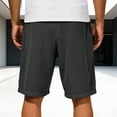 thumbnail image 5 of BUWTTER Mens Corduroy Shorts Summer Lightweight Comfortable Pant Drawstring Waist Outdoor Walking Wear with Pockets Grey S, 5 of 6