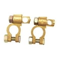 thumbnail image 4 of MERIGLARE 2 Pieces Generic Battery Terminal Connectors Battery Terminal End Clamps Hole Heads, 4 of 9
