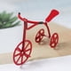 thumbnail image 3 of Triciclo en miniatura a escala 1/12, modelo de coche de juguete, adorno para el hogar y amigos (rojo), 3 of 7