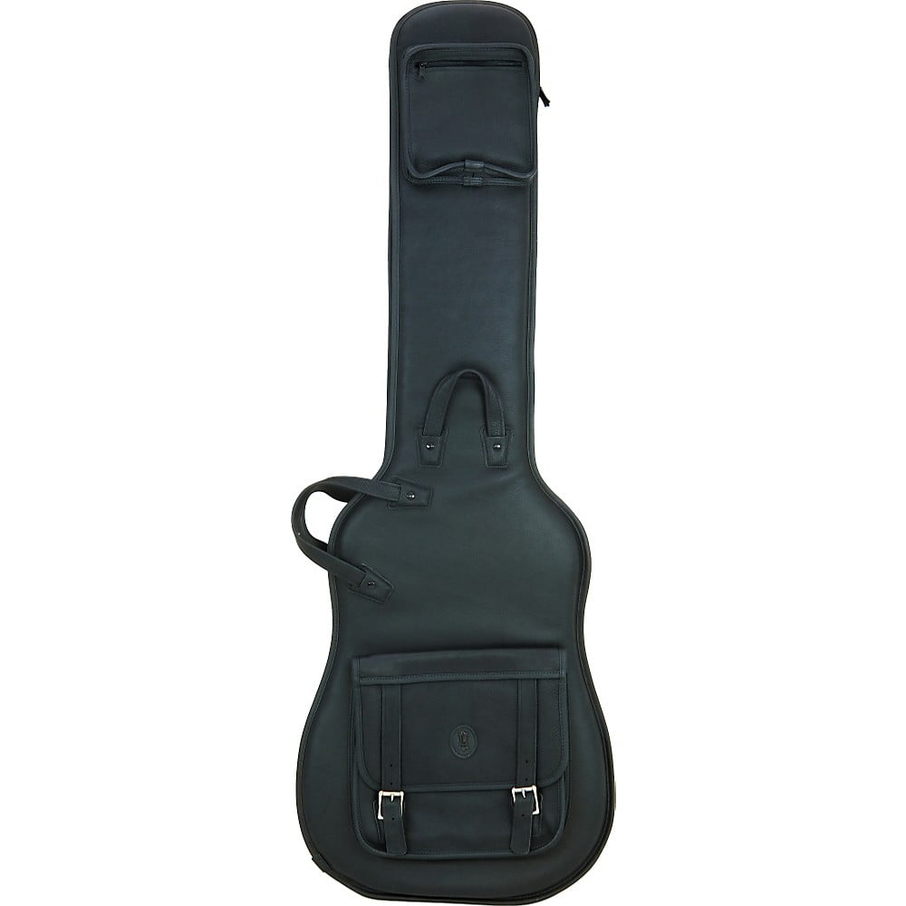 Levy's Italian Leather Bass Guitar Gig Bag Black