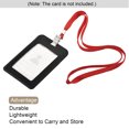 thumbnail image 5 of Uxcell 50Pcs Flat Lanyards with Clip Neck for ID Card Name Tags Badge Holders Red, 5 of 6