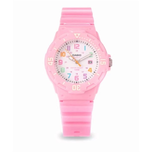 Casio Reloj para Mujer con Correa de Resina Rosa LRW-200H-4B2VDF LRW200H-4B2VDF