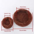 thumbnail image 3 of Nallwabiu Hamster Bed Small Animal Bed， Soft Warm Fleece Cage Mat Pad， Cozy Sleeping Nest for Guinea Pigs Hedgehog Mice Rats Chinchilla (Hot Pink， 5.9”x8.66”), 3 of 5