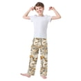 thumbnail image 2 of FORMRS Boys Pajama Pants with Pockets Size 11-12Y Kids Lounge Sleep Bottoms, Forest Pattern, 2 of 8