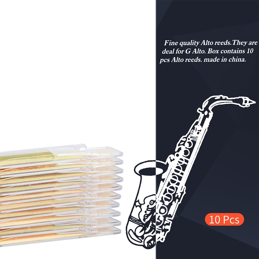 Soprano Saxophone High-Grade Synthetic Resin Reeds are Durable and Easy to Blow Practical and Fashion 