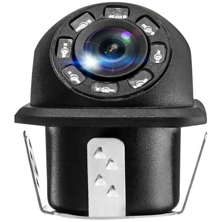 PTOOTP Car Rear View Set Night Vehicle Backup Camera Black