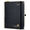 Black, variant on POPRUN Academic Planner 2026-2027, 6.25" x 8.5", (Jul.26-Jun.27) Weekly and Monthly Calendar with Hourly Time Slots, Spiral Hard Cover, 100 GSM Paper - Midnight Green