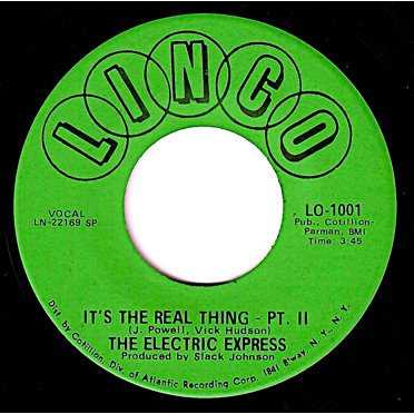 Electric Express, The - It's The Real Thing (7" 45RPM Vinyl) (New)