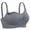 Gray, variant on Women's Maternity Pregnancy Seamless Breastfeeding Bras No Underwire
