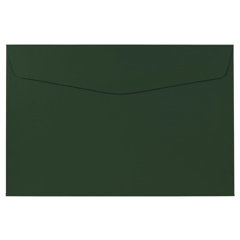 Dark Green 25/Pack JAM PAPER 6 x 9 Booklet Premium Envelopes 