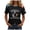 Black, variant on idosla American 250th Anniversary Rhinestone 3D Printed Design Women's T-Shirt Eagle 1776-2026 America Flag Crew Neck Tee (Dark Gray, L)