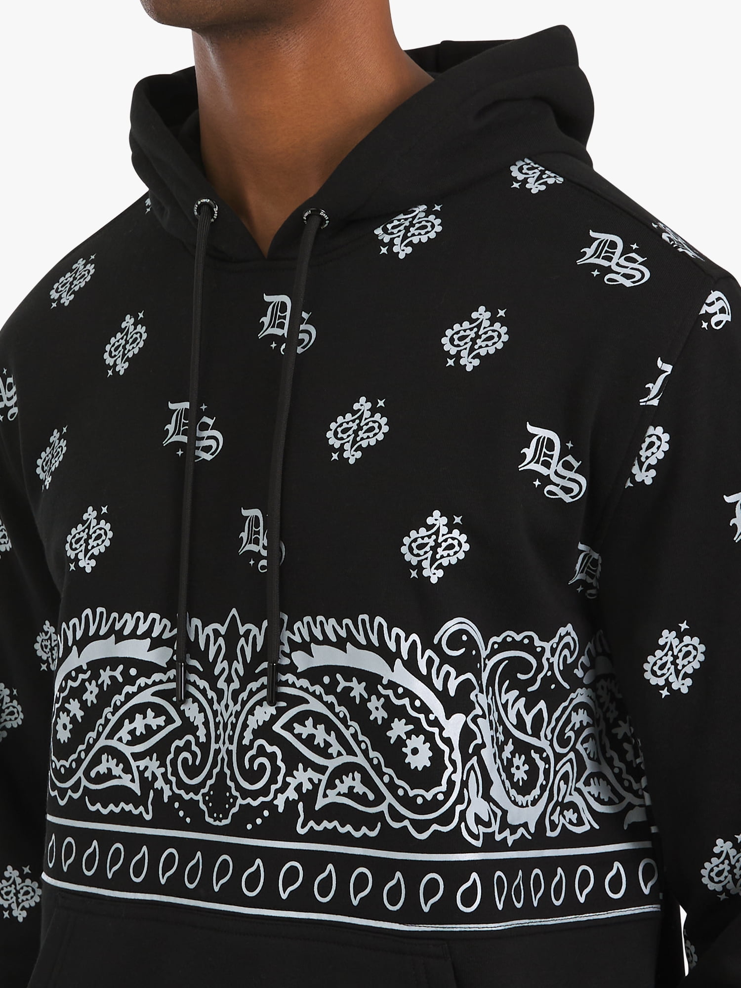 Dogg Supply by Snoop Dogg All-Gender Young Men's and Women's Panel Popover Hoodie, Sizes XS - 5XL