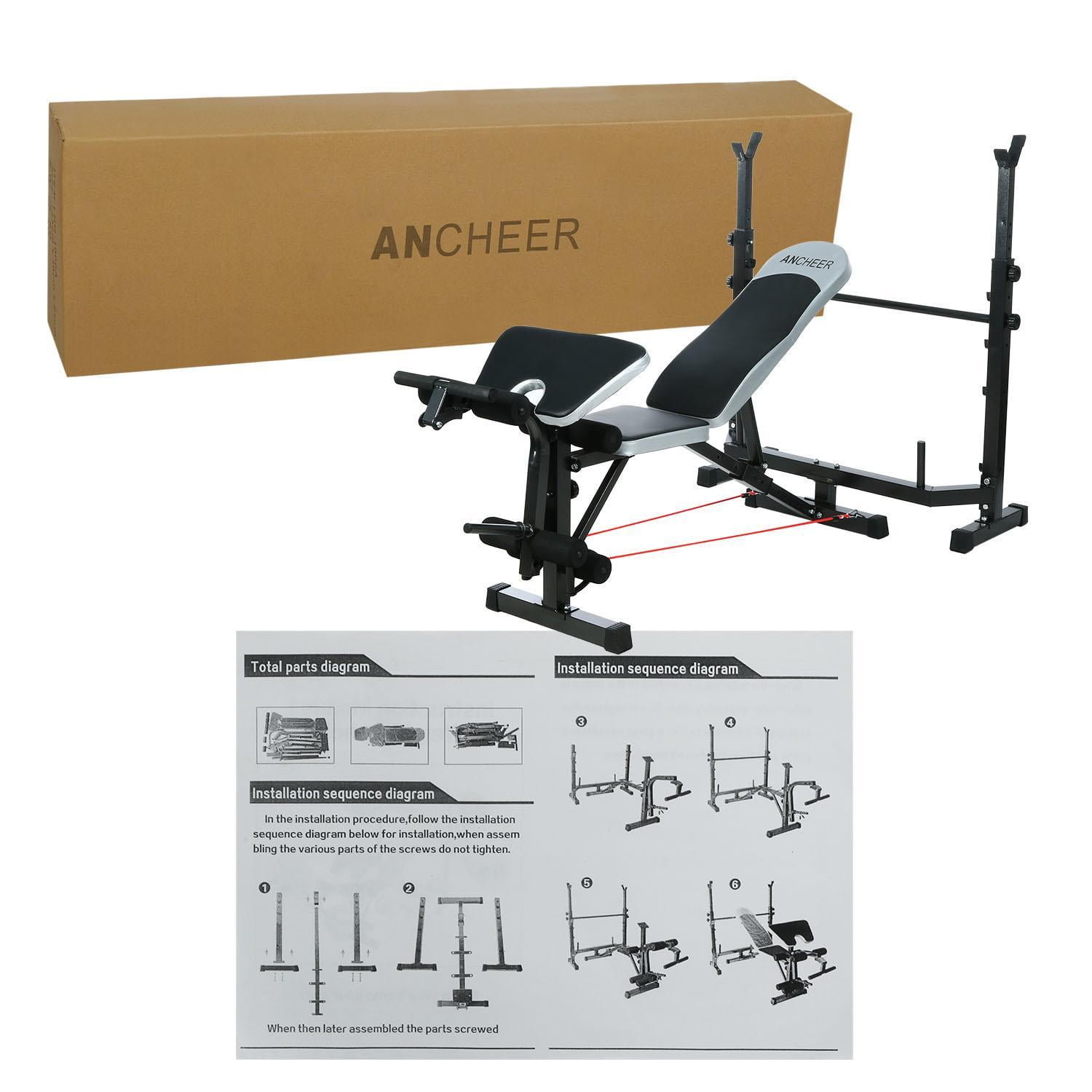 Fitness Equipment Adjustable Squat Rack For Strength Training