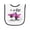 White and Black, variant on Inktastic Go Go Go Pink Racing Car Baby Terry Cloth Bib