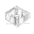 thumbnail image 2 of WASHWEPE 2Ud Anillos Para Servilletas Transparentes Con Estilizado Para Uso En Casa, 2 of 8