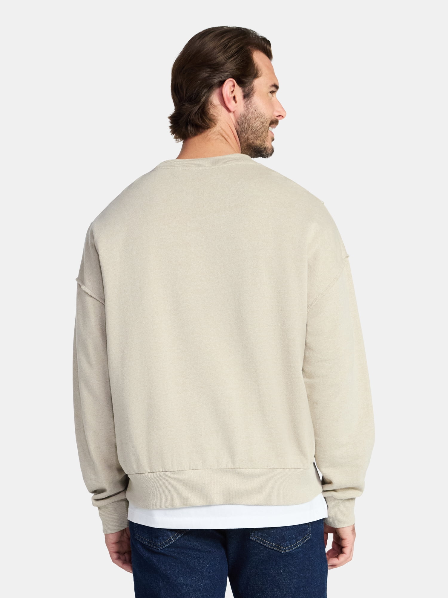Morgan Wallen Men's Boxy Oversized Split Graphic Crewneck