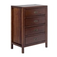 thumbnail image 5 of Chateau Lyon Annabelle Four Drawer Solid Wood Walnut Dresser, 5 of 17