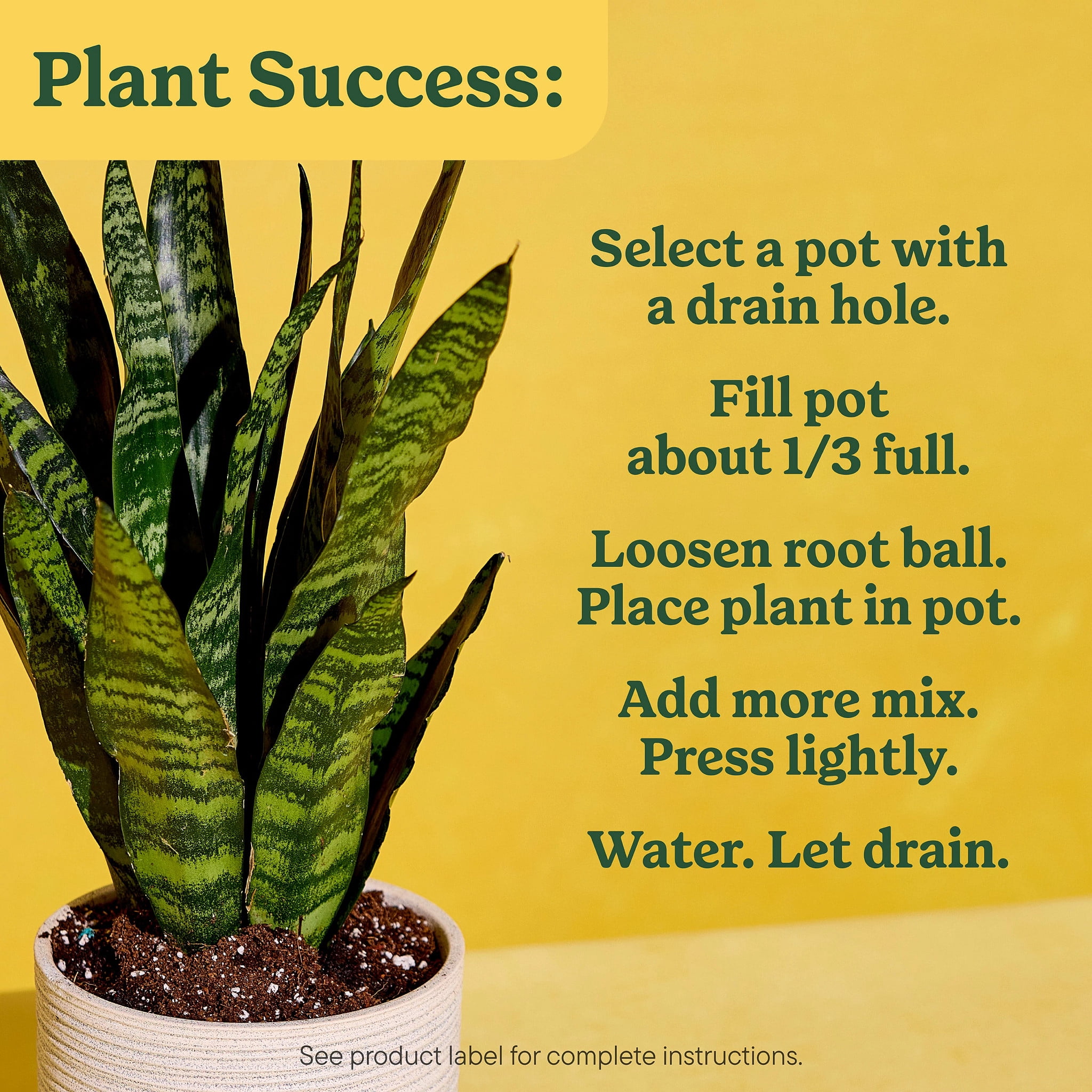 Miracle-Gro Indoor Potting Mix for All Plants, Use with Houseplants and More, 6 qt.