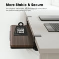thumbnail image 6 of Fenge Keyboard Tray Under Desk, Pull Out Keyboard & Mouse Tray with C Clamp Mount, 6 of 8