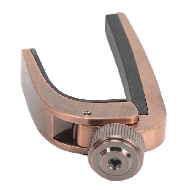 Cejilla De Metal, Cejilla De Guitarra Eléctrica De Tamaño Compacto Duradero Resistente Al Desgaste Fácil De Instalar Para Instrumentos De Cuerda ANGGREK Bronce