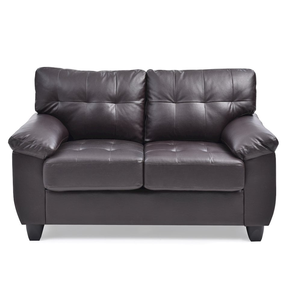 Glory Furniture Gallant Loveseat in Cappuccino Color