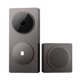 thumbnail image 1 of Matsuzay Timbre inteligente con tonos de llamada de 95 dB y Wi-Fi de doble banda para seguridad FORHomeKit en el hogar inteligente. Cerraduras de hardware negro grisáceo, 1 of 6