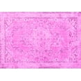 thumbnail image 1 of Ahgly Company Indoor Rectangle Medallion Pink Traditional Area Rugs, 3' x 5', 1 of 4