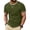 Army Green, variant on Men's Short Sleeve Workout T-Shirt Athletic Raglan Tee Moisture Wicking Quick Dry Performance Top for Training Hiking Daily Wear