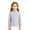 #A01-Light Gray, variant on Abcomgle Kids Long Sleeve Shirt Girls 7-8 Warm Striped Colorblock Turtleneck Tshirts for Girls Winter Basic Top for Girls Cute Girls Blouses
