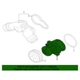 thumbnail image 2 of New Genuine BMW Coolant Pump Mechanical (1991-2006) OE 11517509985, 2 of 10