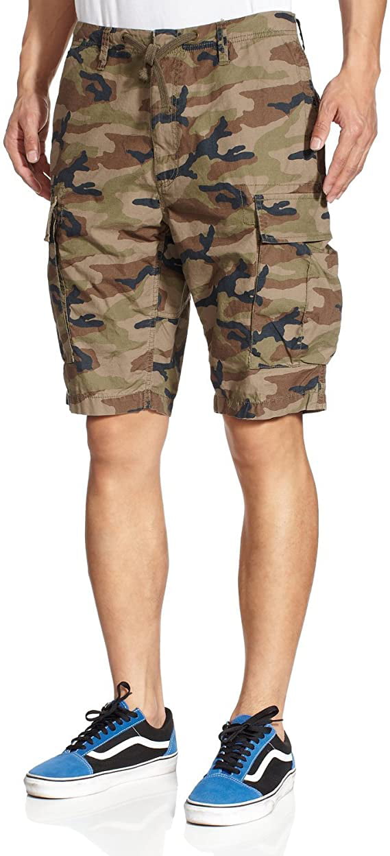 Fowler Camouflage Camo Cargo Shorts 