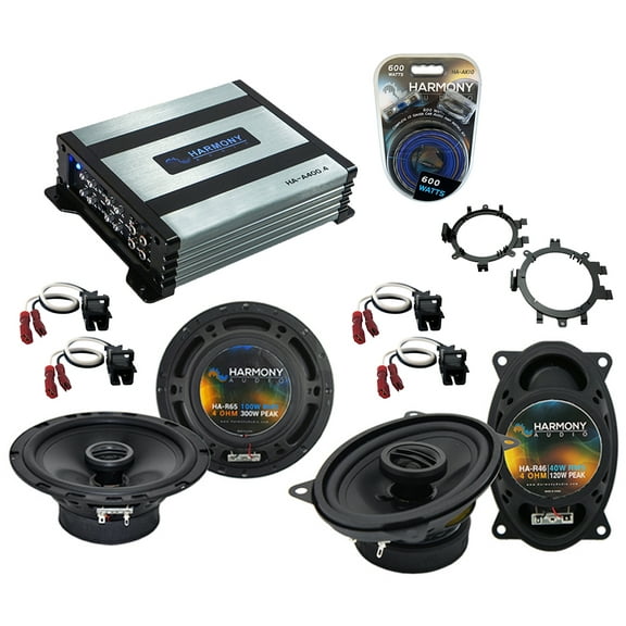 Harmony Chevy Silverado 2007 HA-R46 4x6" 120W , HA-R5 5.25" 225W & 800W Amp