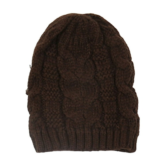 MEICHEN Beanie for Women, Women Lady Knitted Wool Beret Baggy Beanie Crochet Hat Winter Ski Knitted Cap, Fall Winter Fashion Accessories