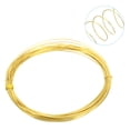 thumbnail image 3 of Uxcell Half Hard Brass Wire, 1Pcs 21Gauge/0.7mm Diameter 10m/32.8ft Craft Wire, 3 of 6