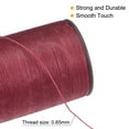 thumbnail image 4 of Thin Waxed Thread 93 Yards 0.65mm Polyester String Cord for Machine Sewing Hand Quilting Weaving, Maroon, 4 of 5