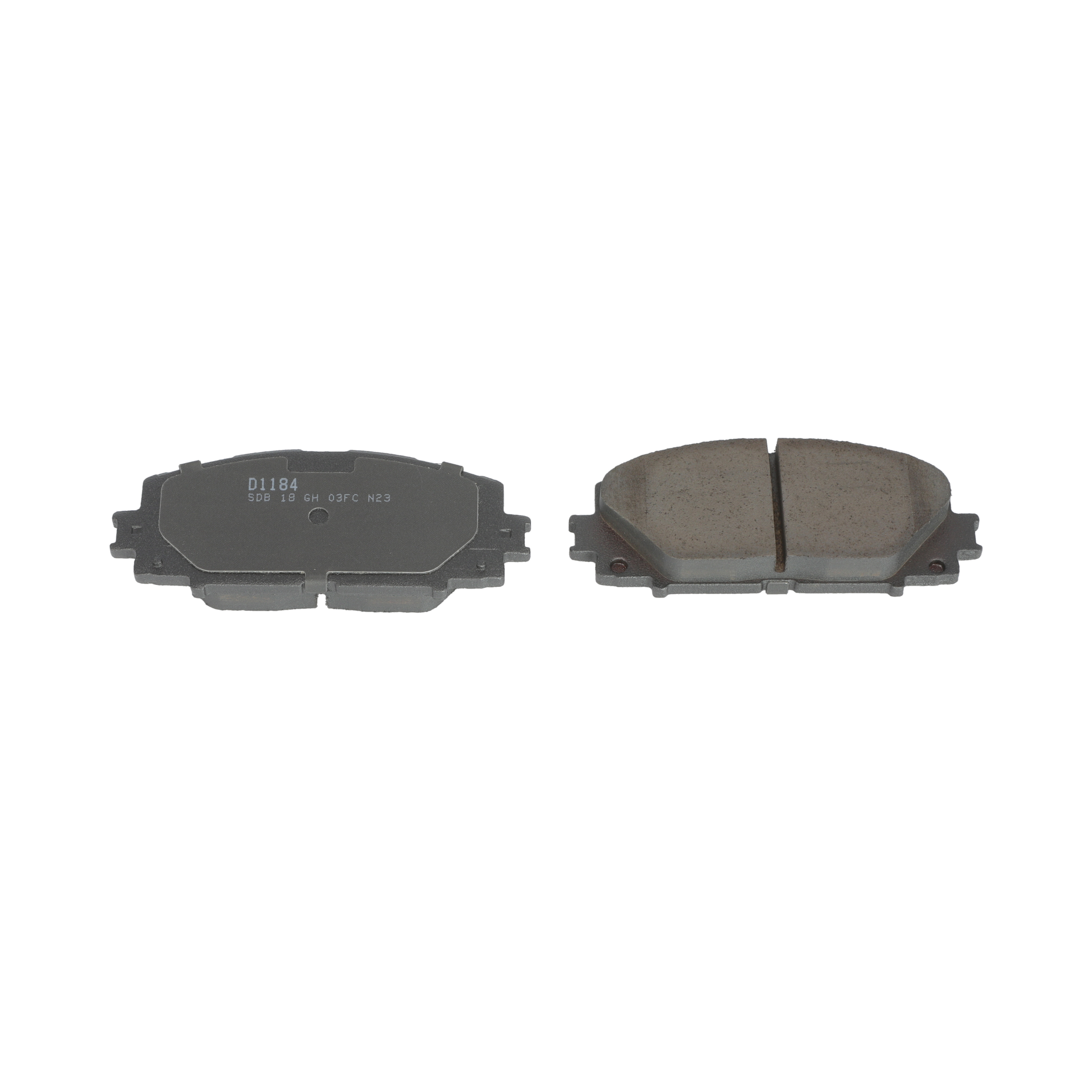 Winstop Brake Pad Set, Front WS.1184.0.C, Toyota Yaris 2018-2006