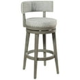 thumbnail image 4 of Home Square Swivel Bar Height Stool Antique Gray - Set of 2, 4 of 6