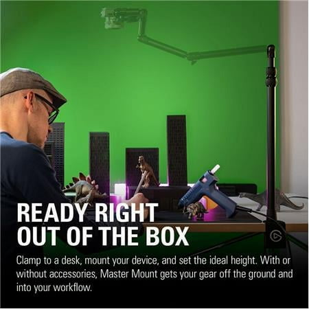 Elgato - Master Mount L - Extendable Mount for Cameras, Lights, and Microphones. Works with Master Mount L Accessories