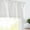 Sheer Slub White, variant on Linen Textured Valance Curtain Striped Kitchen Valance for Small Windows 18 Inch Light Filtering Vertical Stripe Modern Farmhouse Window Topper for Living Room Bathroom 1 Panel Green on White