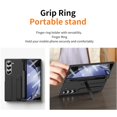 thumbnail image 4 of Funda YQODSZ para Samsung Galaxy Z Fold 5 con soporte para bolígrafo en forma de S, 4 of 7