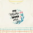 thumbnail image 4 of Inktastic My Mimi Loves Me Girl Girls Baby Dress, 4 of 5