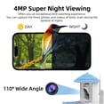 thumbnail image 4 of Smart Bird Feeder with Camera + Solar Panel AI Identify Bird Species PIR Motion Detection Two-Way Audio APP Control 2.4G WiFi 4MP Camera Solar Powered Wireless Bird Videos for Backyard Garde, 4 of 7