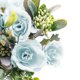 thumbnail image 4 of Billuyoard Rosa de tela de seda decorativa para el hogar y la Oficina, ramo de rosas artificiales realistas para fiesta de boda Flores artificiales azul, 4 of 6