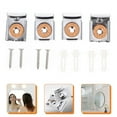 thumbnail image 4 of 12 Pcs Clips de Montage pour Miroir Clips Muraux avec Ancrages Muraux Creux et Vis, 4 of 8