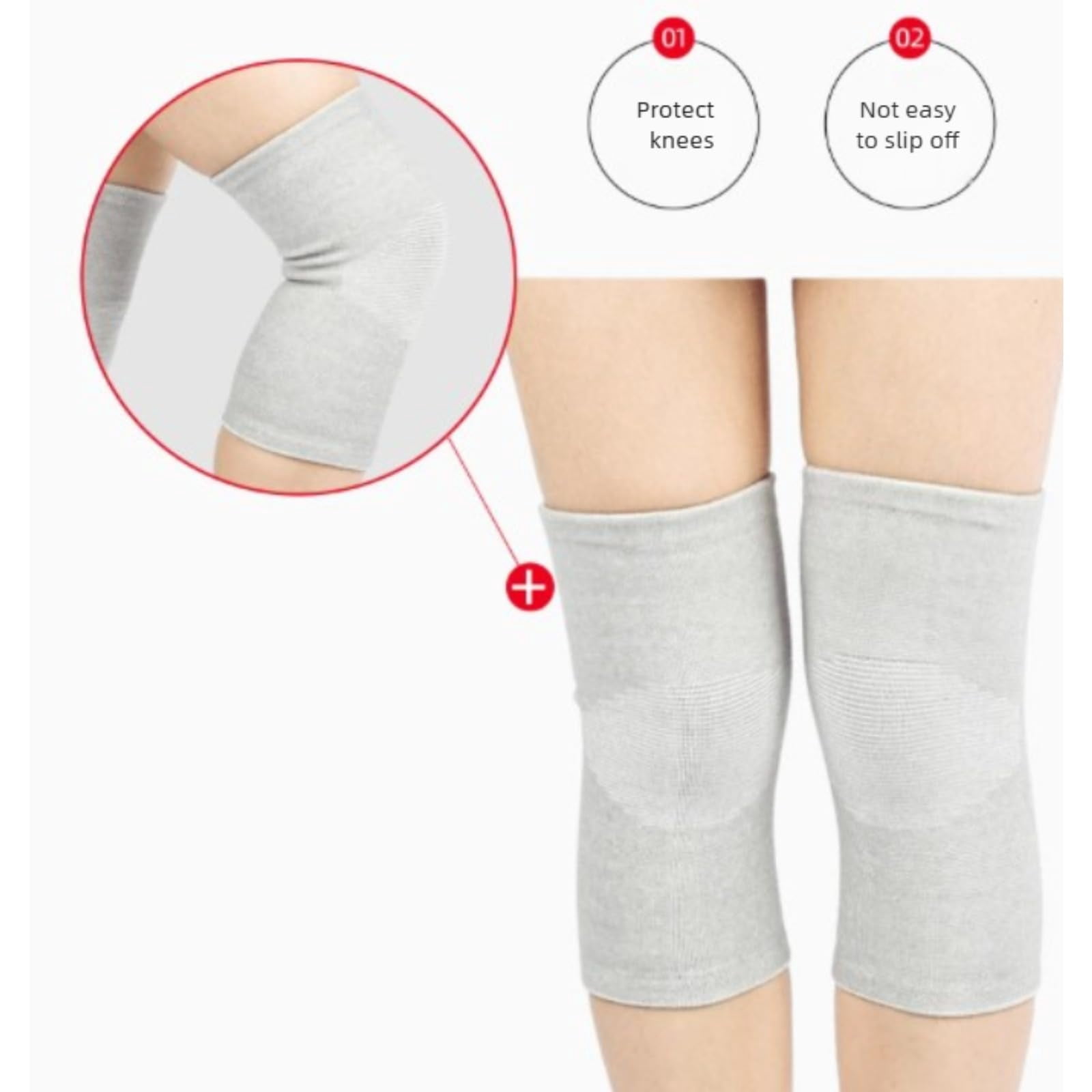 One Compress Premium Bamboo Knee Sleeve, Knee Braces for Men and Women, Ideal for Running, Hiking, and Daily Wear