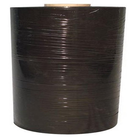 Stretch Wrap, 20" W x 5000 ft. L, 80 ga, Cast Style, Black, Standard Duty 15C013